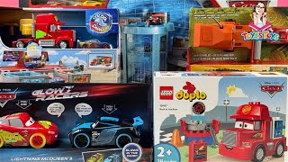 Disney Pixar Cars Toy Collection Unboxing Review | Lightning McQueen Speedway Mega Garage