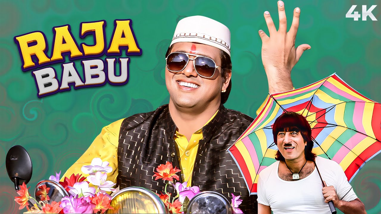 Raja Babu 4K Full Movie      Govinda SUEPRHIT Comedy  Karisma Kapoor  Shakti Kapoor