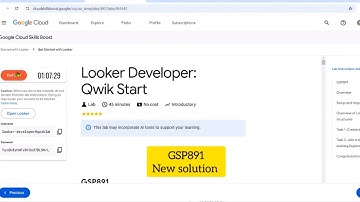 Looker Developer: Qwik Start #GSP891 lab NEW short solution || #gcp #googlecloudarcade #looker
