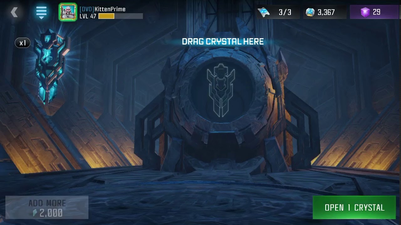 Yet Another 4-Star Bot Crystal Opening - Transformers Forged To Fight