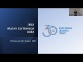 Imu alumni conference 2022 day 1