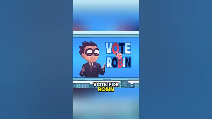 Robin LITERALLY wants to win Election! #reels #teentitansgo #funny #dc #cartoon #shorts