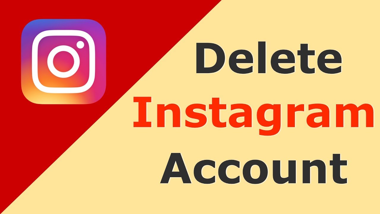 How To Delete Instagram Account - YouTube