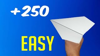 WORLD RECORD Paper plane - How to Make a Paper Airplane for Distance Flies Far - sunshine lebron