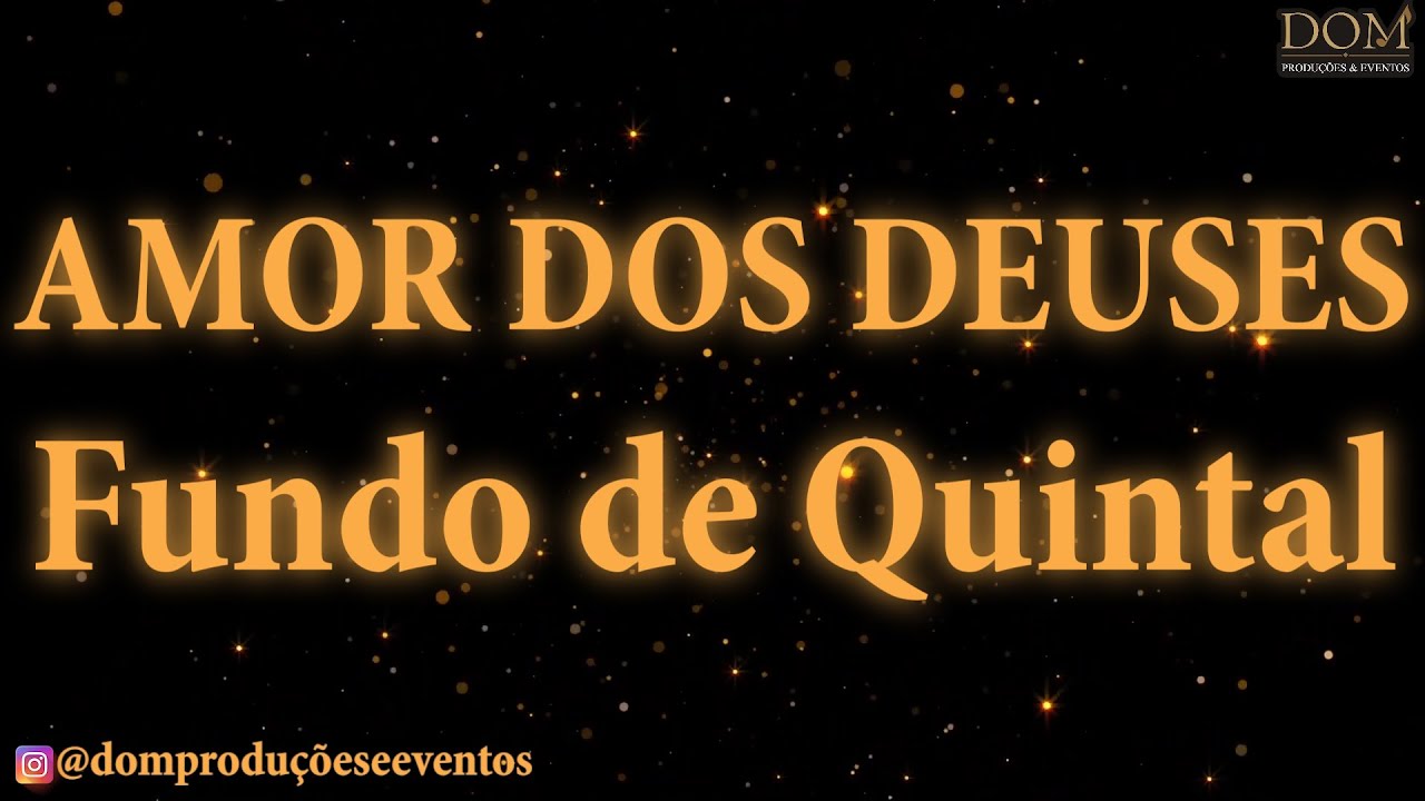 Samba-Okê - Fundo de Quintal - Amor dos Deuses - Karaokê Samba-Okê - Fundo de Quintal - Amor dos Deuses - Karaokê