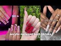 Acrylic nails  nail tech tiktoks  bliss of tiktok compilations