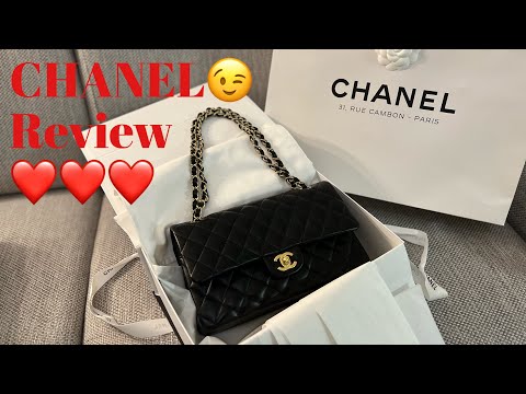 CHANEL❤️マトラッセ❤️使い勝手?色?キャビア?ラム?!タイムレスチェーンバッグレビュー第一弾①❤️本店で購入すると?CHANEL Review classic bag /Unboxing/
