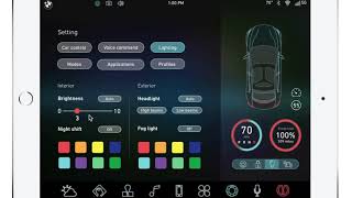 futuristic car UX/UI Scenario 3 screenshot 3