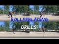 Skating Drills on Rollerblades Part 1: Edgework