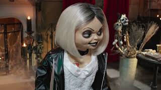Home Depot Halloween 2025  Universal 35 Ft Animated Tiffany Valentine Doll
