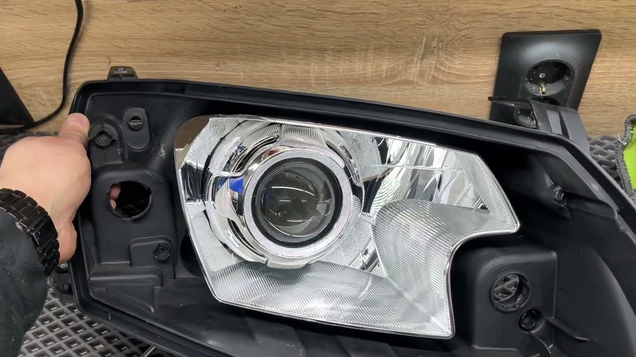 LADA Granta установка светодиодных линз Technik Division 3” 6000K