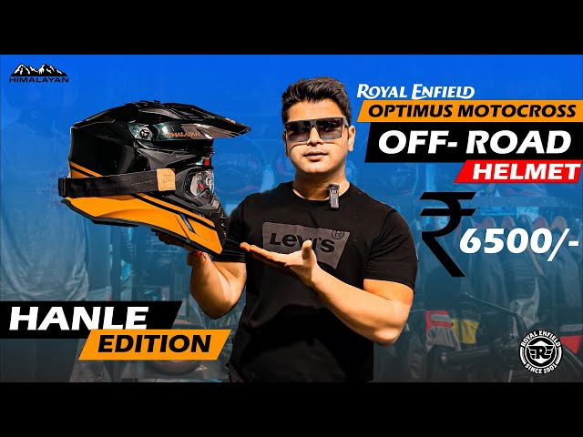 best helmet for himalayan bike Advance Off Roading Helmet😍 ROYAL ENFIELD OPTIMUS MOTOCROSS HELMET - HANLE  BLACK