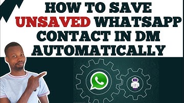 how to save unsaved contact on whatsapp | autosave unsaved whatsapp numbers in chats