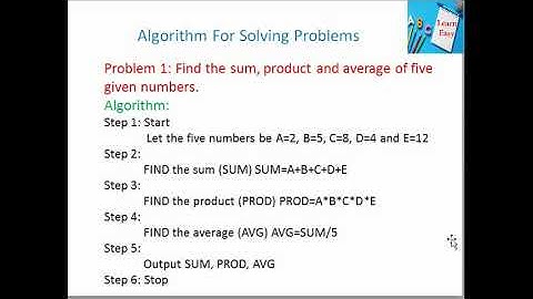 What is an Algorithm | Lec 02 | Chapter 1 |Computer Science Class 10 | LearnEasy |