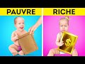 MAMAN RICHE vs MAMAN PAUVRE || Idées de Bricolage Géniales Pour Parents Bricoleurs #shorts