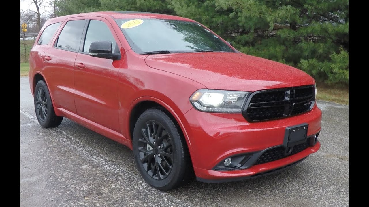 2015 Dodge Durango Rt Awd Blacktop Edition B0251