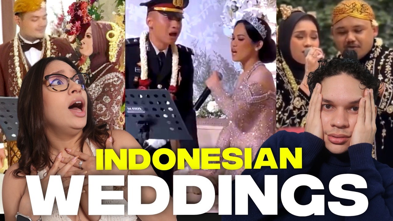 The BRIDES SING!? LATINOS react to Indonesian Weddings for the first time...