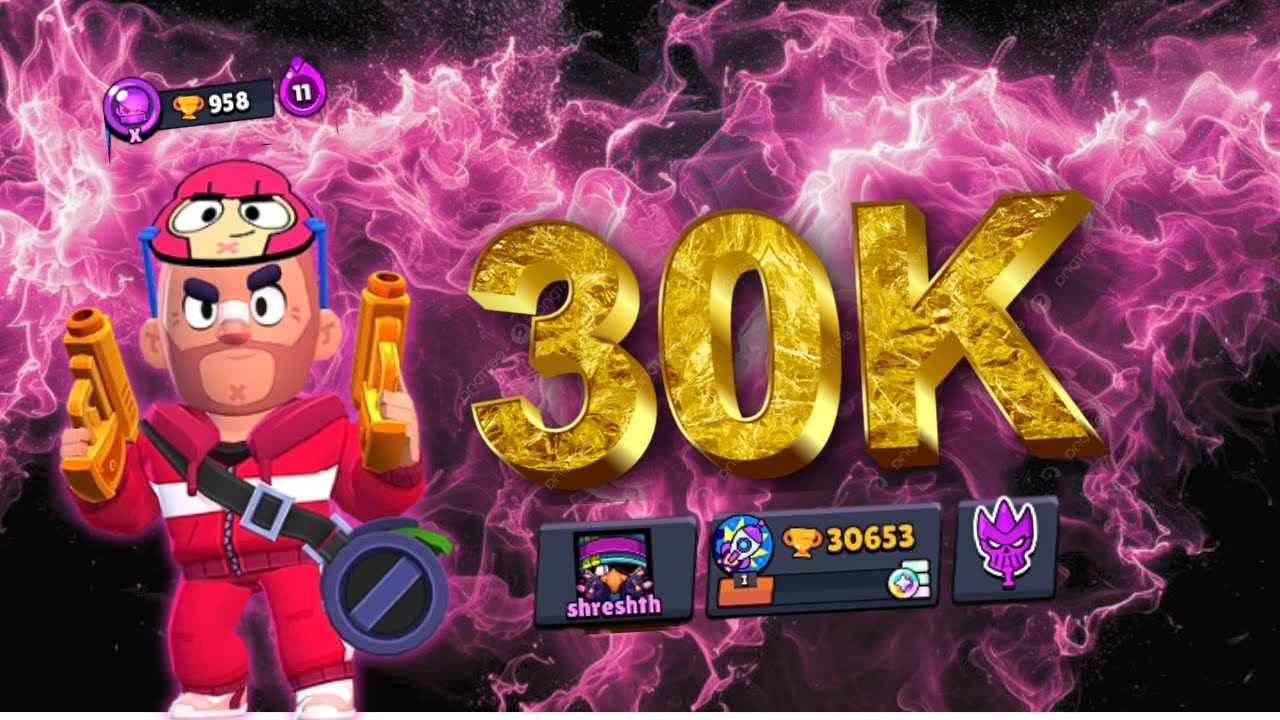 💥 Colt 30K Trophies Knockout Gameplay | INSANE Clutch Shots in Brawl Stars! 🔥