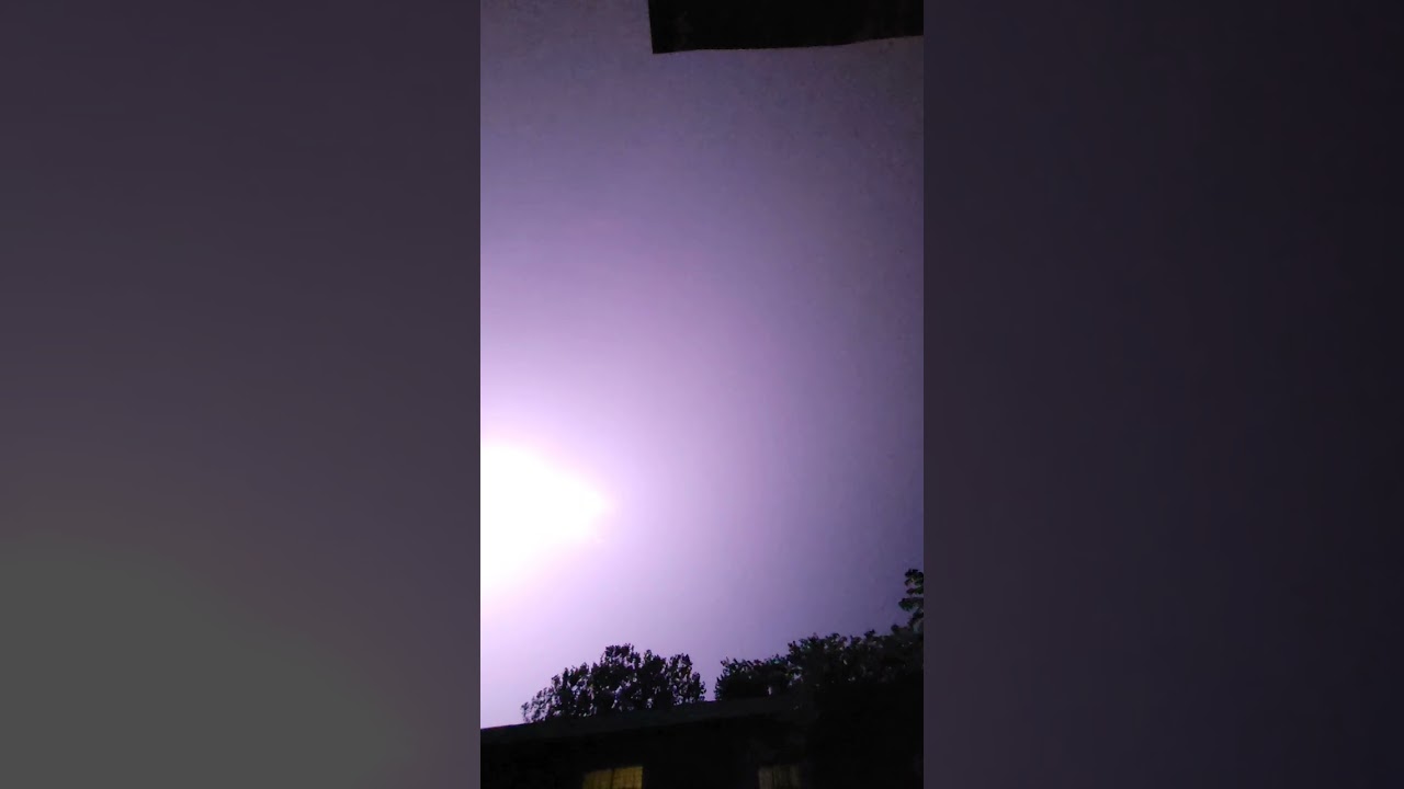 Lightning bolt in slow motion