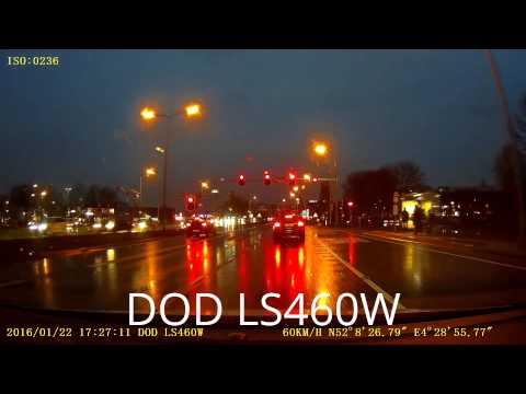 DOD LS460W vs DOME D201 - Dashcam test - Day and Night vision