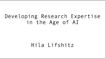 Developing Research Expertise in the Age of AI