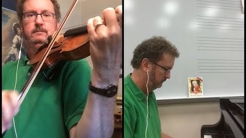 G Major Scale, 3 octaves, designed to play along. Ray Ostwald, violin, piano.
