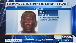 Pine Bluff Police investigating homicide, searching for person of interest