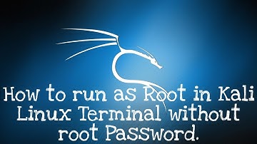 How to run as Root in Kali Linux terminal without root password || root login issue ||