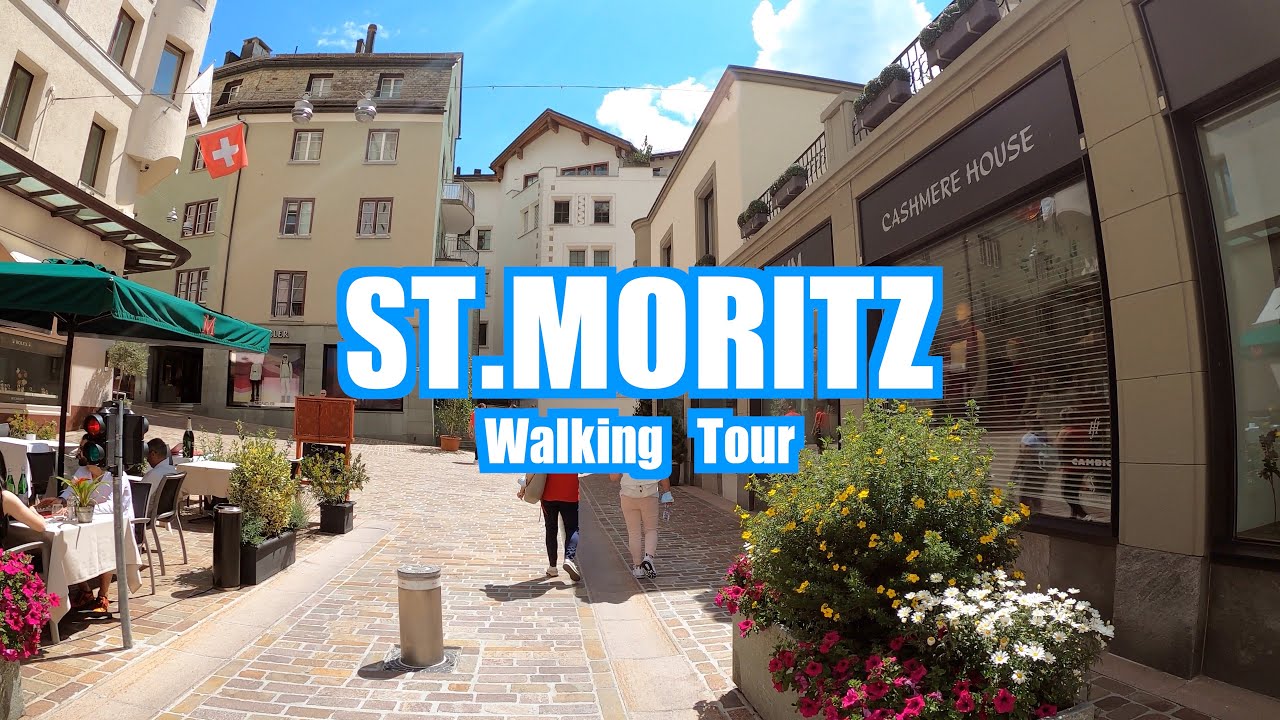 St. Moritz Switzerland 🇨🇭 Walking Tour in 4K - YouTube