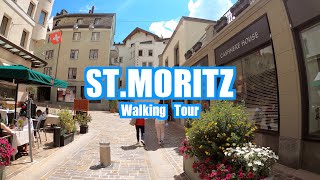 St. Moritz Switzerland 🇨🇭 Walking Tour in 4K