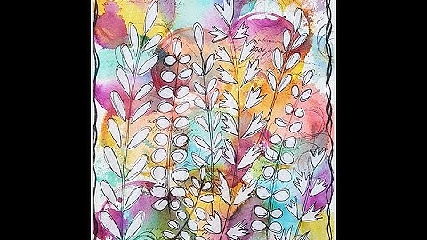 Art Journal Page - Distress Inks
