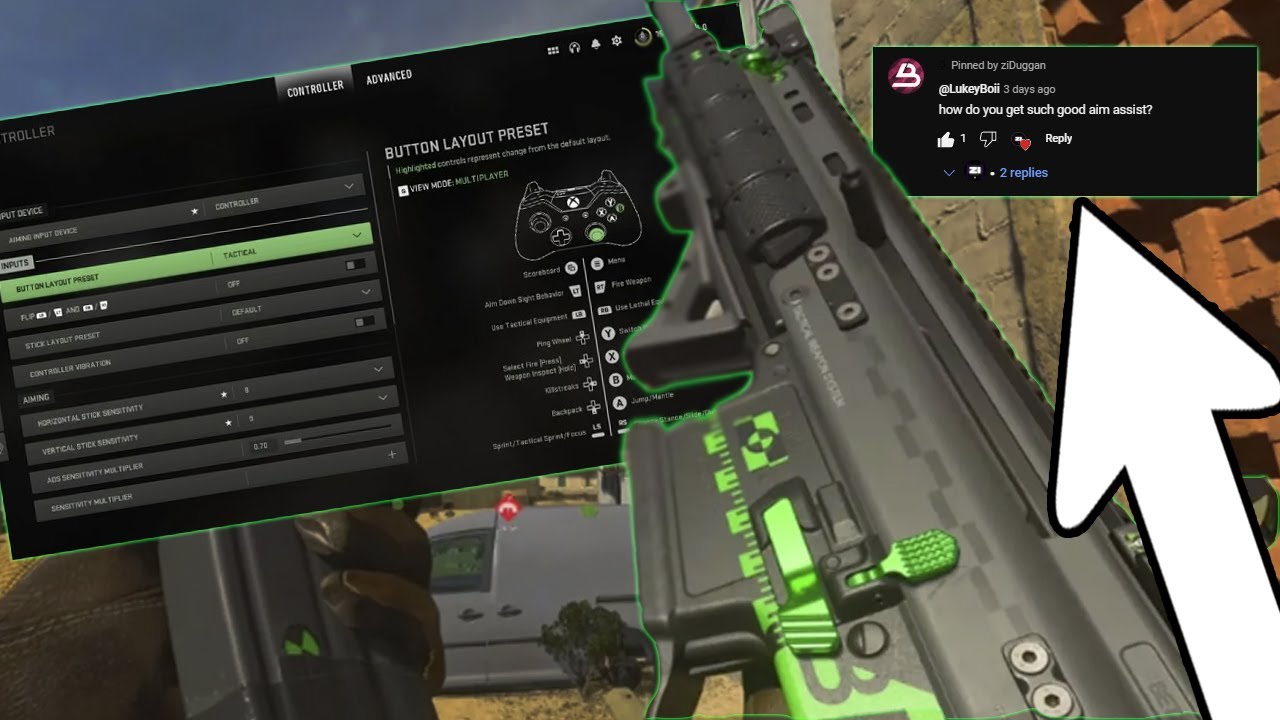 PRO Aim assist settings for RANKED PLAY! (MW2 Ranked play settings)