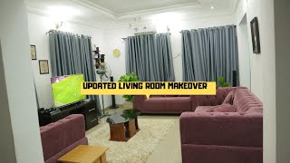 LIVING ROOM  MAKEOVER ON A BUDGET IN NIGERIA 2020