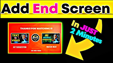 How to Add an End Screen to YouTube Videos (2024 Tutorial) #endscreenyoutube