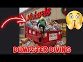 Epic Dumpster Diving Score! Let's go Diving!