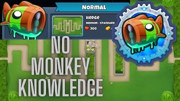 BTD6 Bloonarius Normal - No Monkey Knowledge - Hedge