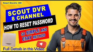 How to Scout DVR Password Reset| Hikvision scout DVR| #cctv #camera #electricaltutorial.