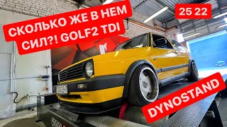 GOLF 2 1.9TDI ON DYNOSTAND | СКОЛЬКО ЖЕ ВСЕ ТАКИ В МОЕМ ГОЛЬФЕ ЛОШАДИНЫХ СИЛ И МОМЕНТА