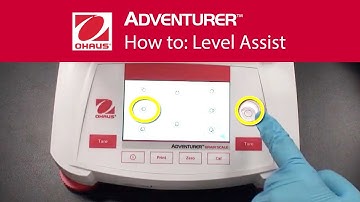 How to: Level Assist - OHAUS Adventurer™ Analytical Laboratory Balances