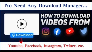 YouTube, Facebook, Instagram, Tiktok வீடியோ Download பண்ணுவது எப்படி? | Save Any Social Media Video? screenshot 3
