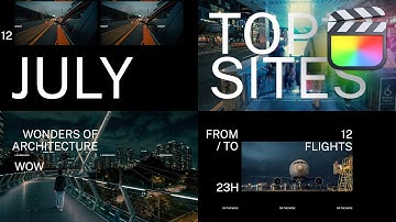 Typography Slideshow Modular Template for Final Cut Pro — MotionVFX