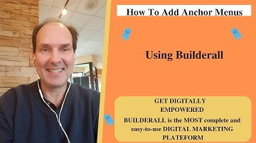 How To Add Anchor Menus Using Builderall