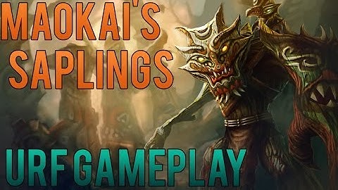 League of Legends : U.R.F | Funny Maokai Strategy - Stream Highlight