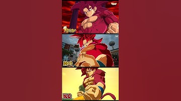 SSJ4 Goku (Daima) Comparison - DB Legends vs Sparking Zero Mod vs Official DLC