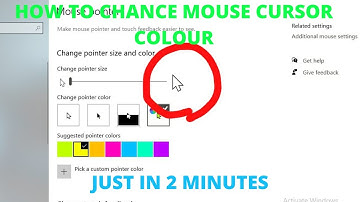 HOW TO CHANGE MOUSE CURSOR COLOUR IN PC , Window 7,8,10 #devison      #mousecursor #changecolour
