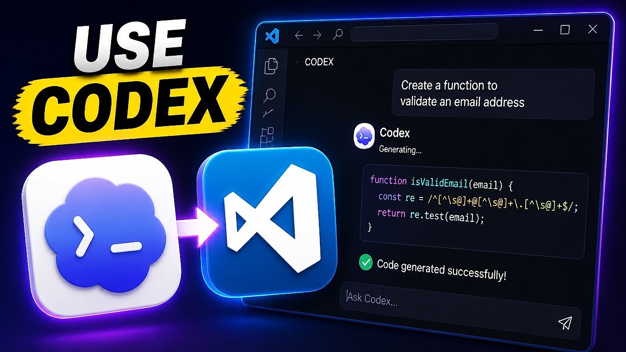 Vs Code Codex Plugin How To Use Codex In VS Code - YouTube