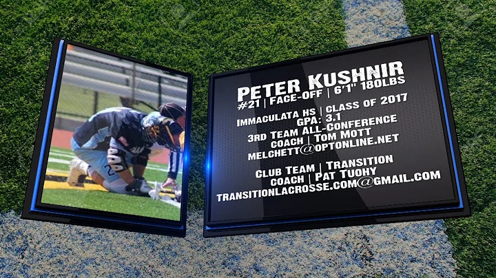 Peter Kushnir 2016 Lacrosse Highlights | Immaculat...