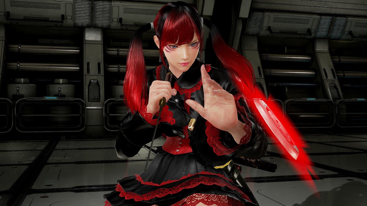 She likes red. Tekken 7 Кунимитсу. Кунимитсу Tekken 7 арт. Kunimitsu Art. Кунимитсу Tekken 7 Чиби.