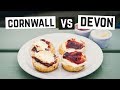 English Food - Cream Tea CORNWALL VS DEVON! + Minack Theater - Cornwall, England