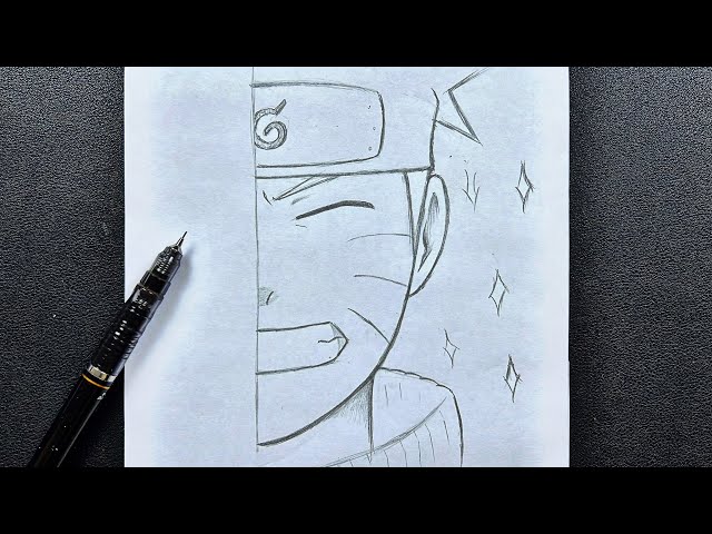 How to Draw Naruto Face  Naruto drawings, Elementary drawing